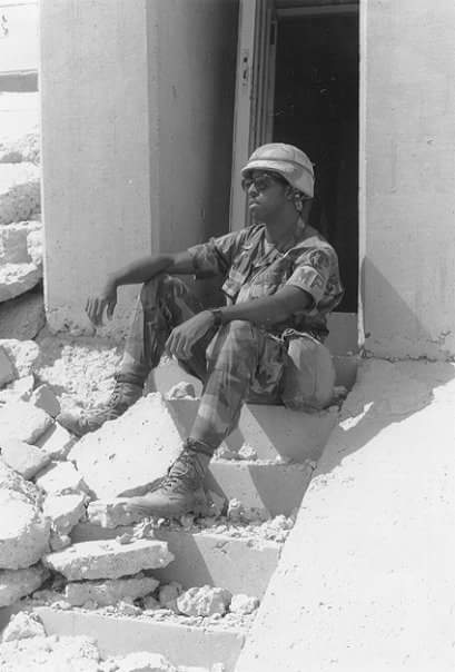 Kuwait City — among the rubble